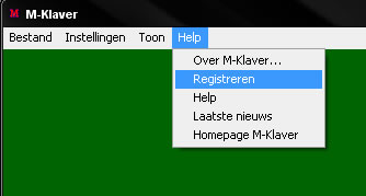 Help, registeren